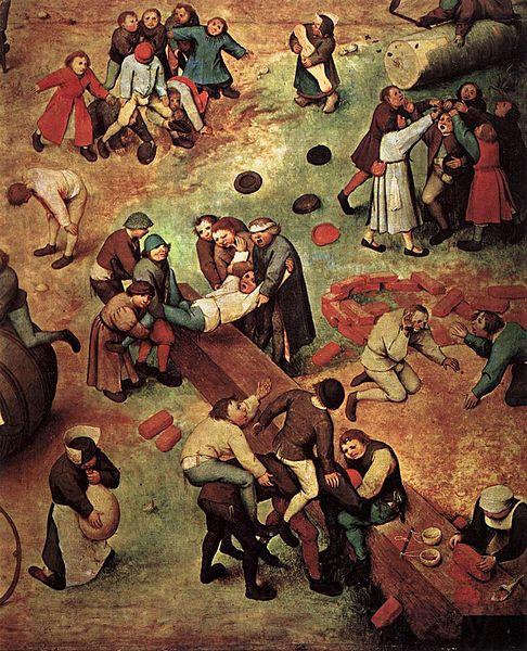 Pieter Bruegel the Elder Childrens Games Norge oil painting art